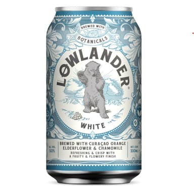 Alus LOWLANDER White Ale, 5 %, 0,33 l, skardinėje, D
