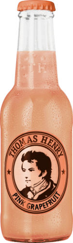 Carbonated soft drink THOMAS HENRY Pink Grapefruit,non-alc.,0.2l bot.D