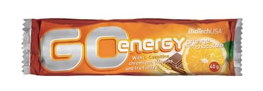Energy bar BioTechUSA Go Energy Bar, orange in dark choco, 40 g