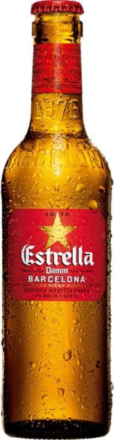 Beer ESTRELLA DAMM Barcelona, 4,6%, 0,33 l, bottle