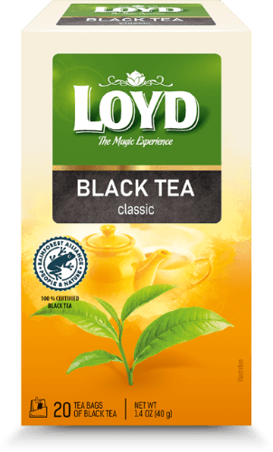Black tea drink LOYD, black, 20 x 2g