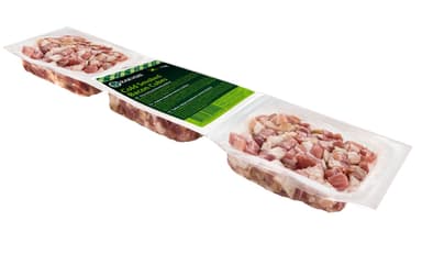 Cold smoked bacon cubes, 1 kg