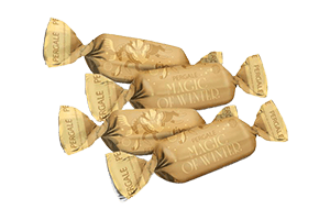 Candies with crispy caramel filling MAGIC OF WINTER, 1 kg