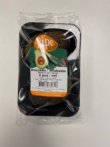 Avocado, ripe, 2 pcs