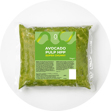 Šaldytas avokadas, trintas, 1 kg