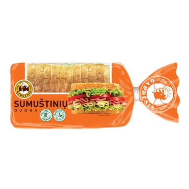 SUMUŠTINIŲ duona, raikyta, 500 g