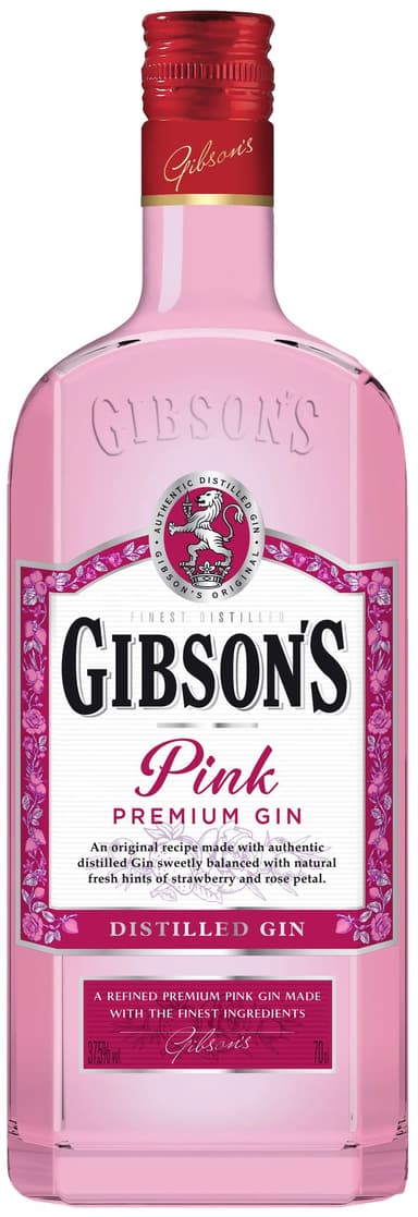 Gin GIBSON'S Pink Premium, 0,7 l, 37,5 %