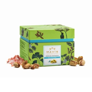 Pistacijos su druska PERSIAN PISTACHIO, kepintos, dėžutėje