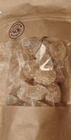 Candied ginger cubes, 125 g