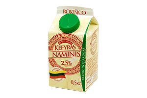 ROKIŠKIO HOMEMADE kefir 2.5% 500g