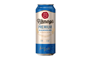 Non-alcoholic beer VILKMERGĖS PREMIUM 500 ml
