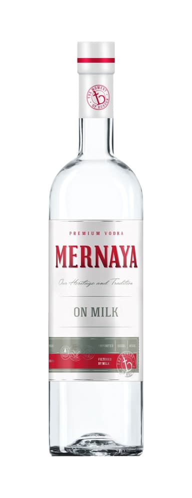 Degtinė MERNAYA On Milk, 40 %, 1 l