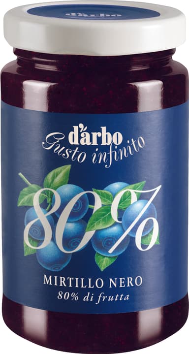 Mėlynių užtepas D'ARBO, 80%, 250 g