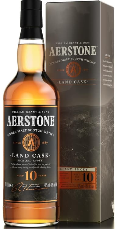 Whiskey AERSTONE, 10YO Land Cask, 40% 0.7 l