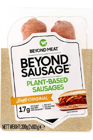 Frozen vegan sausages BEYOND MEAT Beyond Sausage, pea base, 2 x 100g