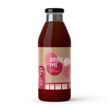 Natural raspberry puree