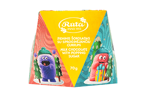 Milk chocolate with popping sugar SMALSIEJI BUMCIAI 70g