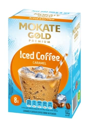 Kavos gėrimas MOKATE Iced Coffee Caramel, 8x15g