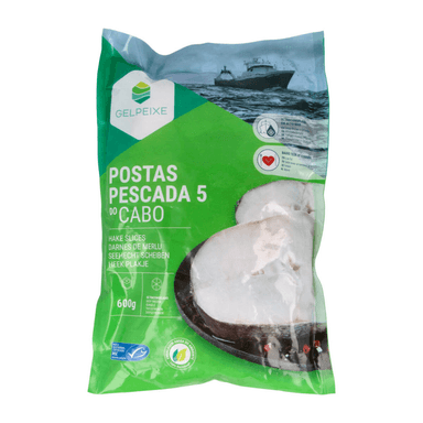 Frozen sea pike fillets