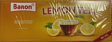 Tea BARON, lemon flavour,  80 x 1,5 g