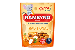 RAMBYNO melted smoked cheese snack 45% 75g