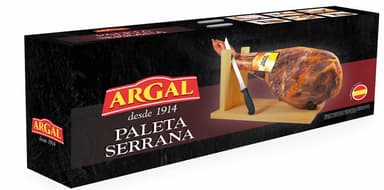 Dried ham ARGAL, with stand and knife, 4,2 kg