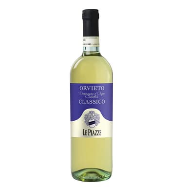 Wine LE PIAZZE ORVIETO CLASSICO DOC, white, dry, 0,75 l