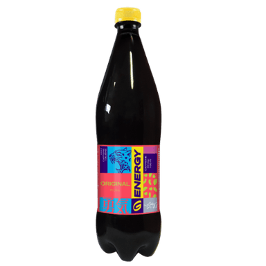Carbonated energy drink G-ENERGY Original, 1 l