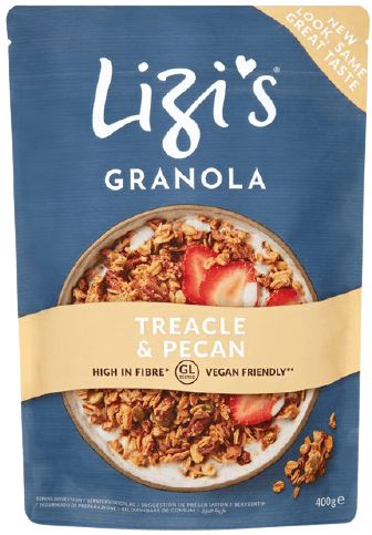 Granola su melasa ir pekano riešutais