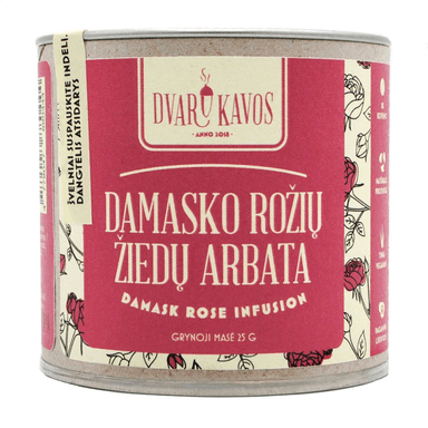 Damasko rožių žiedų arbata