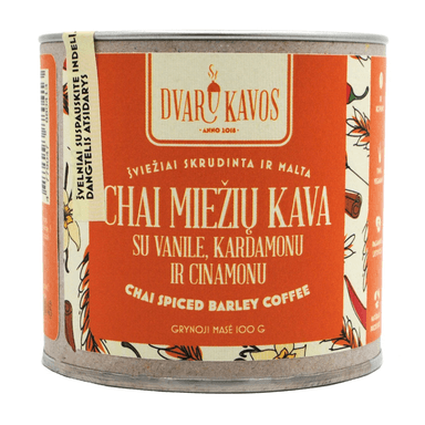 Barley chai coffee, freshly and gently roasted