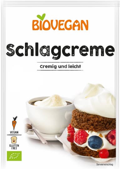 Vegan whipped cream mixture BIOVEGAN, 54 g, LT-EKO-001