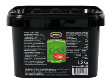 Broth BONG, vegetable flavor, 1.5 kg