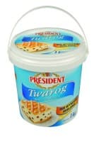Cottage cheese PRESIDENT, 4%, 1 kg