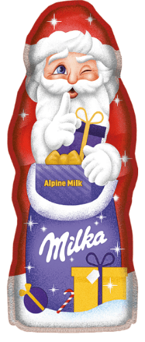 Milk chocolate MILKA Santa, 45 g