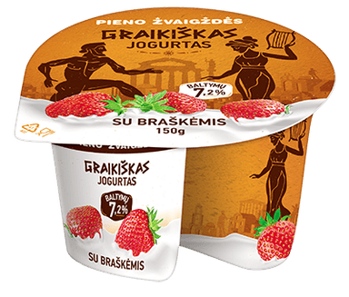 Strawberry Yogurt GREEK AMPHORA 3.1% 150g