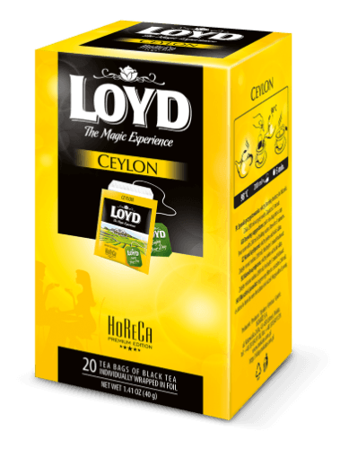 Black tea LOYD HORECA line black, 20 x 2g