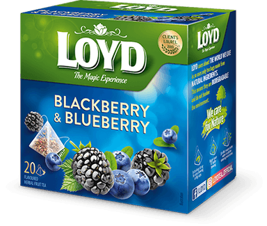 LOYD TEA blackberry and blueberry flavored tea, 40 g