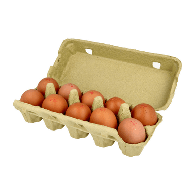 Free-range farm eggs, 10 pcs.