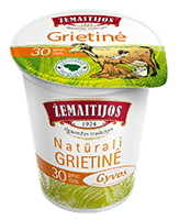 ŽEMAITIJOS grietinė, 30 % rieb., 400 g