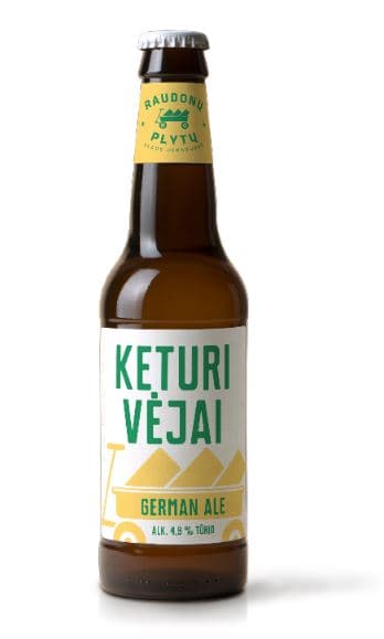 Beer RAUDONŲ PLYTŲ Keturi vėjai, 4,9 %, 0,33 l, bottle D