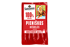 SAMSONO CREAMY boiled sausages, 310 g