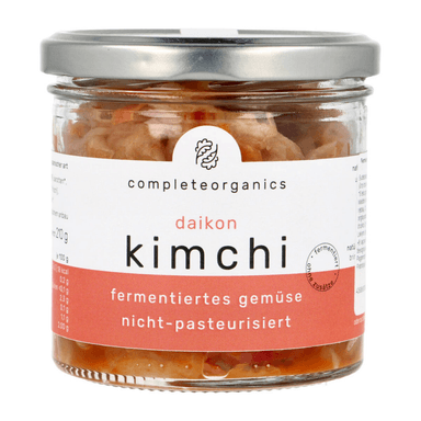 Fermentuotos daržovės KIMCHI su daikono ridikais, ekologiškos