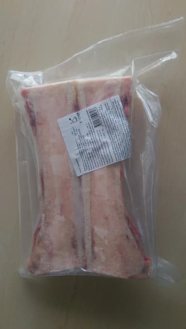 Frozen beef bone marrow, kg