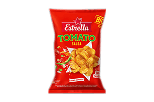 Vingiuoto pjaustymo aštraus pomidorų skonio traškučiai ESTRELLA, 180 g