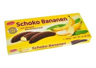 Chocolate bananas SIR CHARLES, 300g