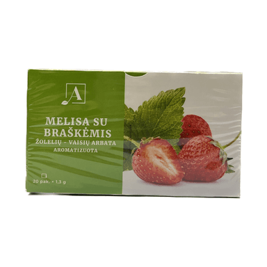 Melisa&strawberry tea Austeja 20x1.3 g