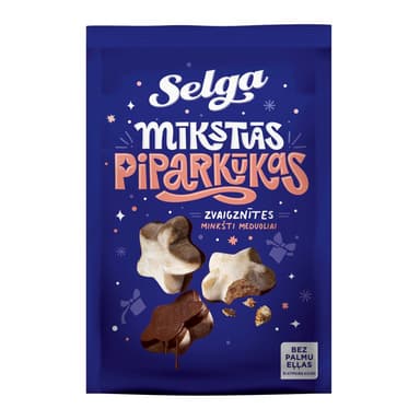 Gingerbread SELGA, Stars, soft, 250 g
