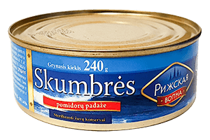 Mackerel in tomato sauce SGK, 240 g