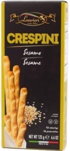 Bread sticks grissini LAURIERI, with sesame, 125 g